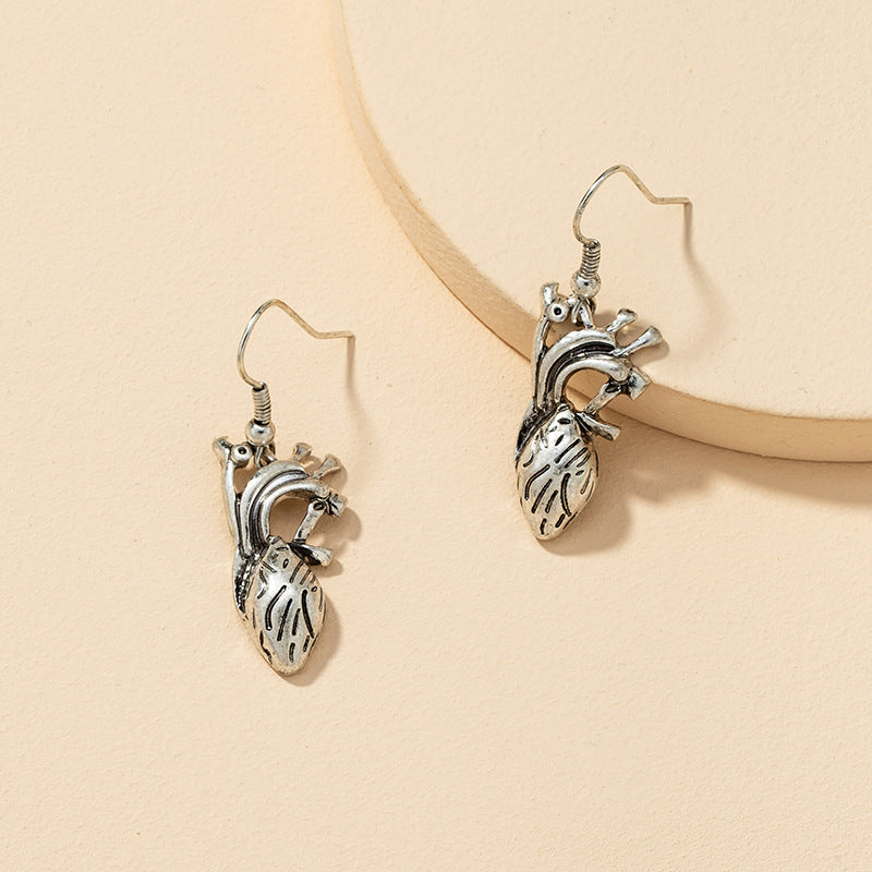 Heart Earrings from Vienna Verve Collection - Trendy Cross-Border Celebrity Jewelry