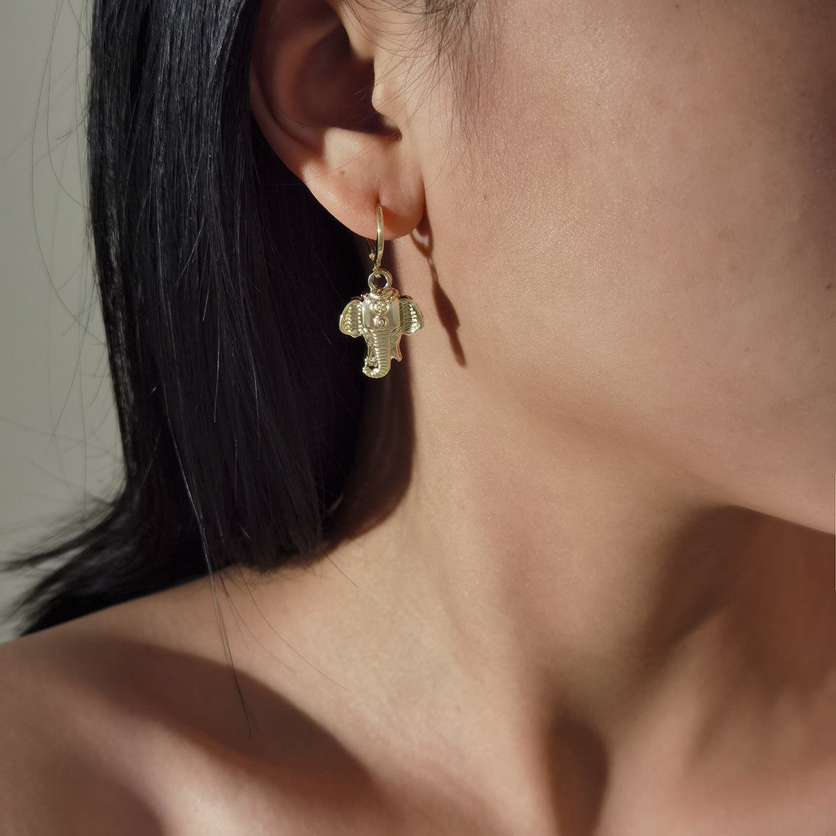 Elegant Handmade Alloy Earrings with Geometric and Butterfly Design for Women