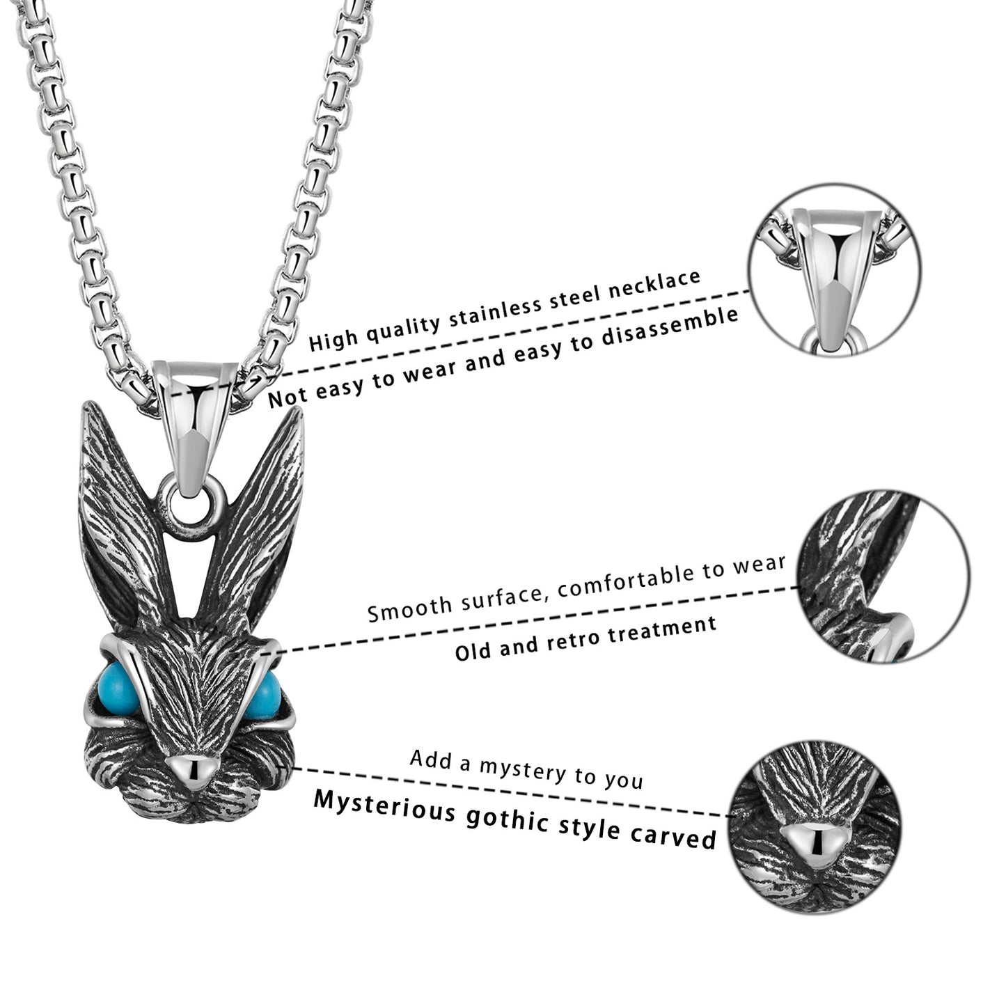 Steel Necklace - Minimalist Everyday Necklace