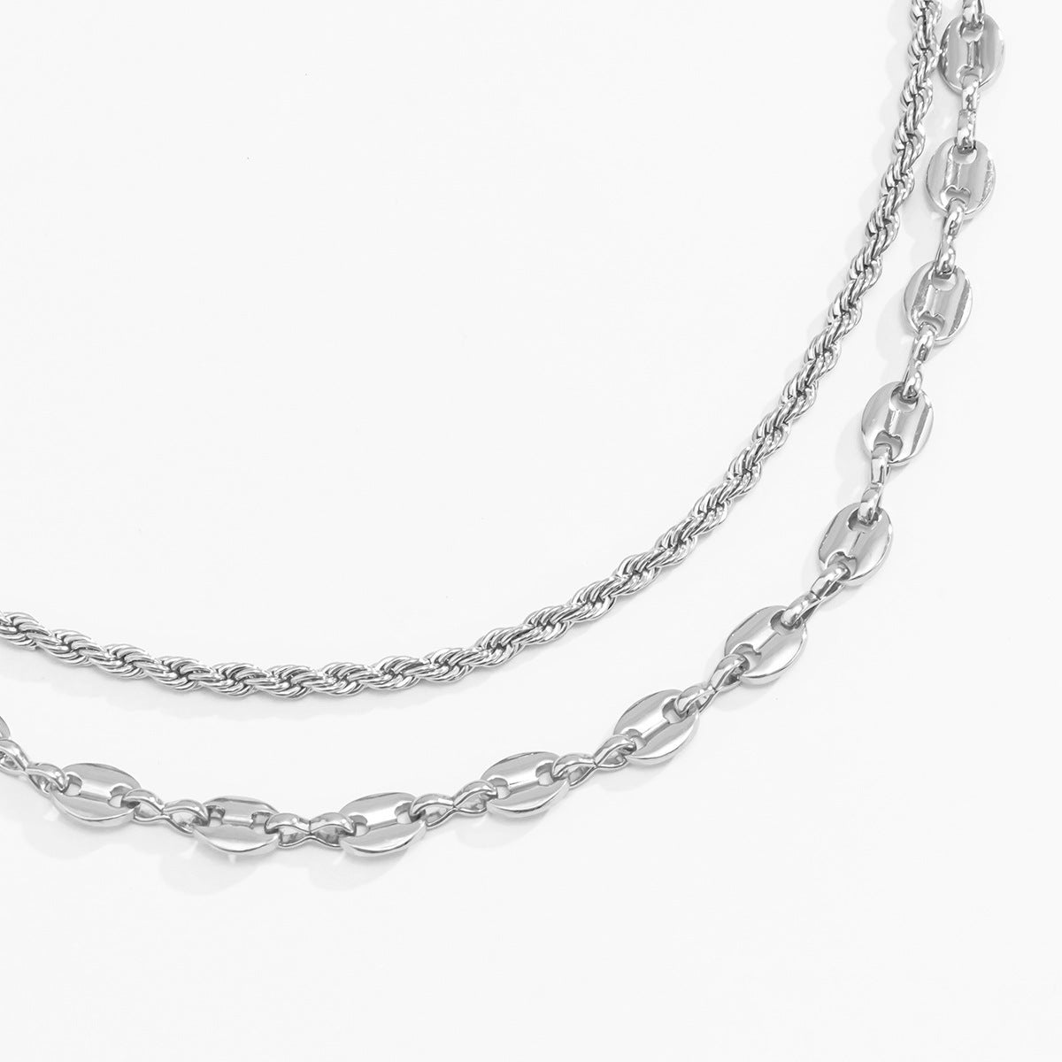 Planderful Twist Chain Necklace For Women Hollow Handmade Jewelry Elegant Versatile Statement Vienna Verve