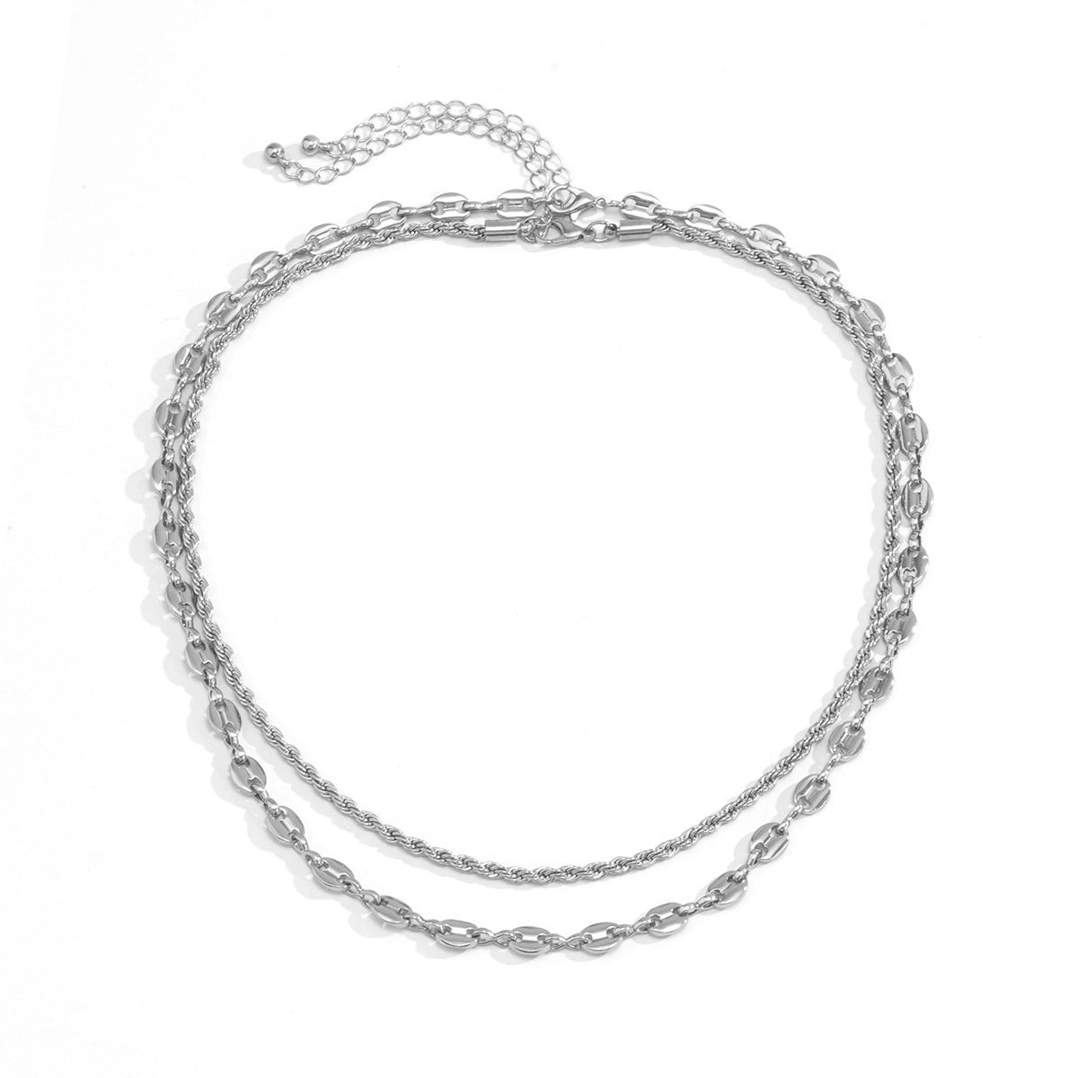 Planderful Twist Chain Necklace For Women Hollow Handmade Jewelry Elegant Versatile Statement Vienna Verve