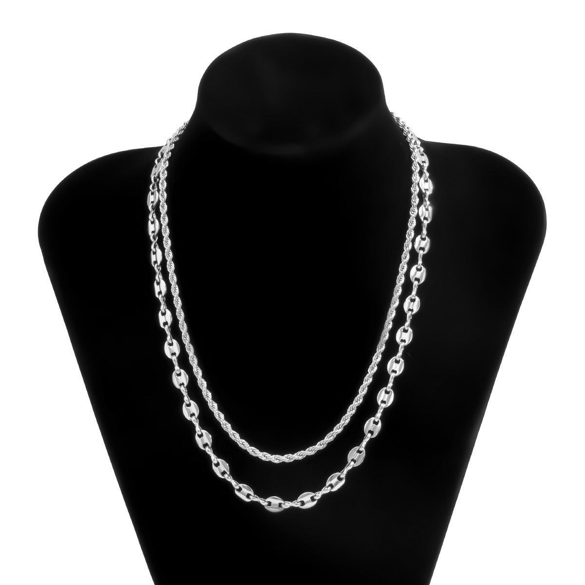 Planderful Twist Chain Necklace For Women Hollow Handmade Jewelry Elegant Versatile Statement Vienna Verve
