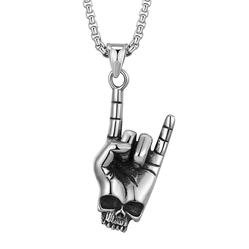 Steel Necklace - Statement Punk Rock Style