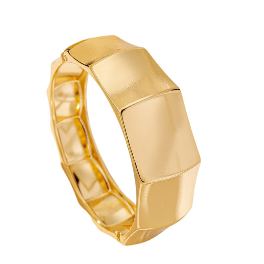 Stylish Metal Geometric Bracelet for Women by Planderful