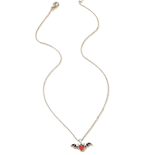 Glazed Love Pendant Necklace with a Touch of Sweetness