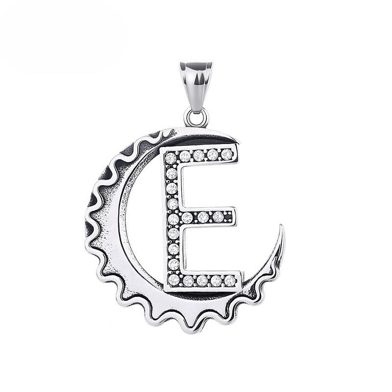 Letter Diy Stainless Steel Pendant Necklace