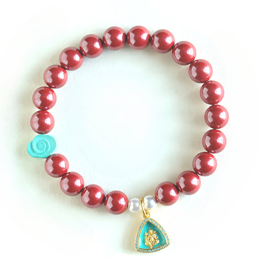 Planderful Fortune's Favor Cinnabar Bracelet – Ethnic Style Jewelry Gift