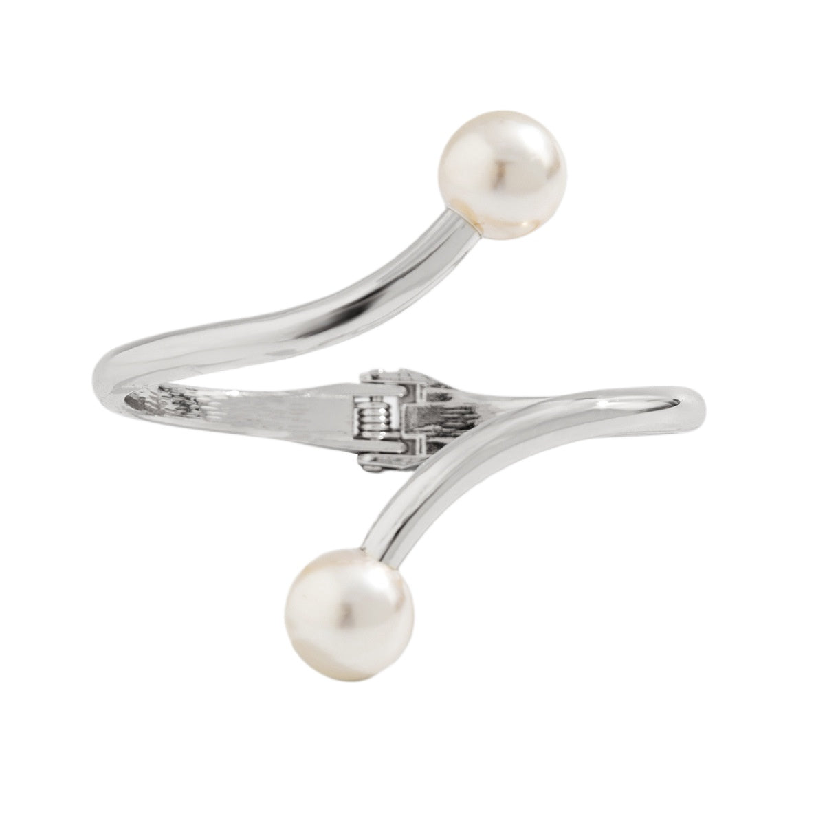 Planderful Vienna Verve Bracelet For Women Irregular Line Spring Opening Retro Imitation Pearl Statement Jewelry