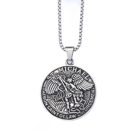 European And American Style Archangel Letter Men's Pendant Jewelry