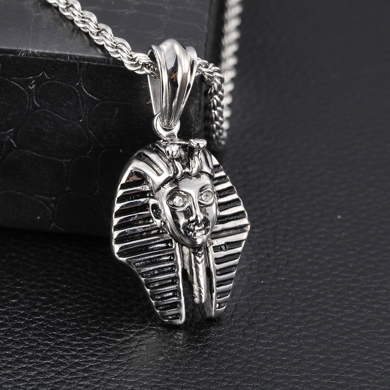 Egyptian Heritage Titanium Steel Men's Pendant Jewelry