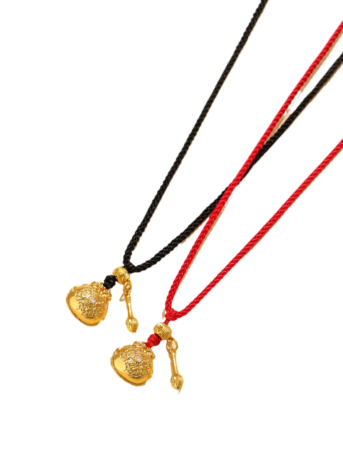 Gold-Tone Wooden Fish Pendant Necklace
