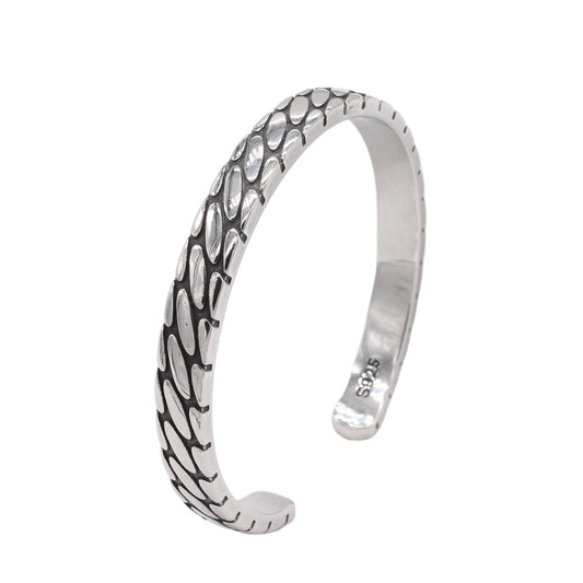 Planderful Everyday Genie – Retro Men's Titanium Steel Bracelet for European and American Wholesale Jewelry