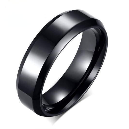 Simple Personalized Ring Stainless Steel Fashion Jewelry