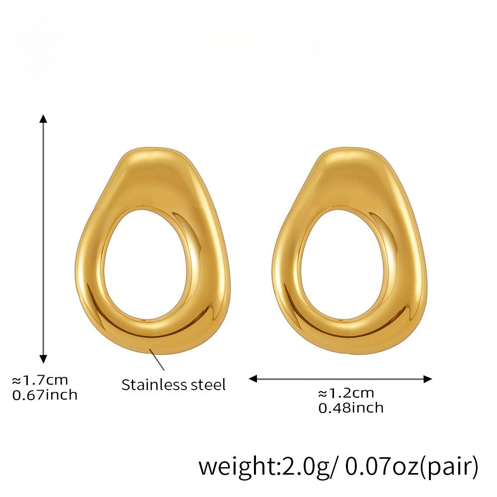 Planderful Turquoise Earrings Durable Stainless Steel Women