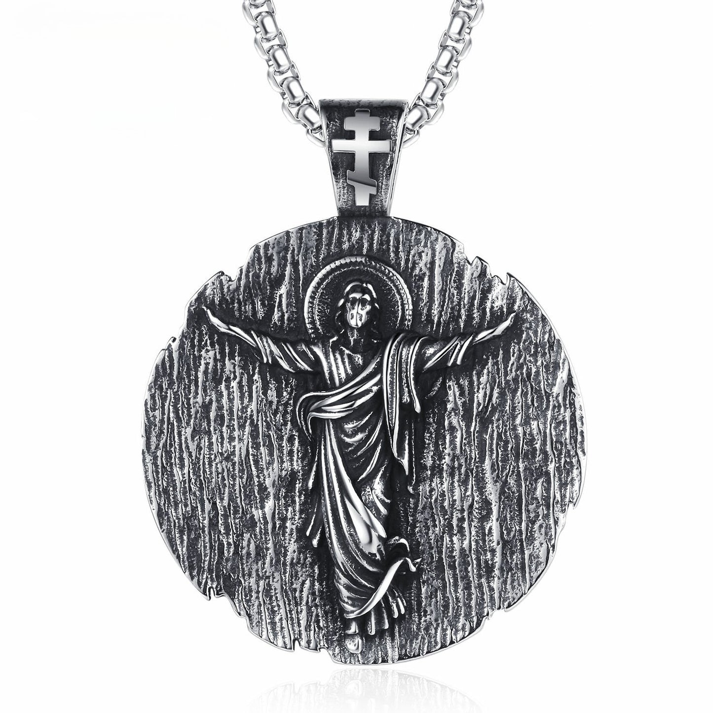 Titanium Steel Necklace – Elegant Religious Gift