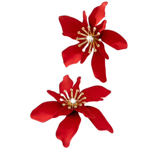 Planderful Vienna Verve Earrings Set – Fashionable Exaggerated Retro Design