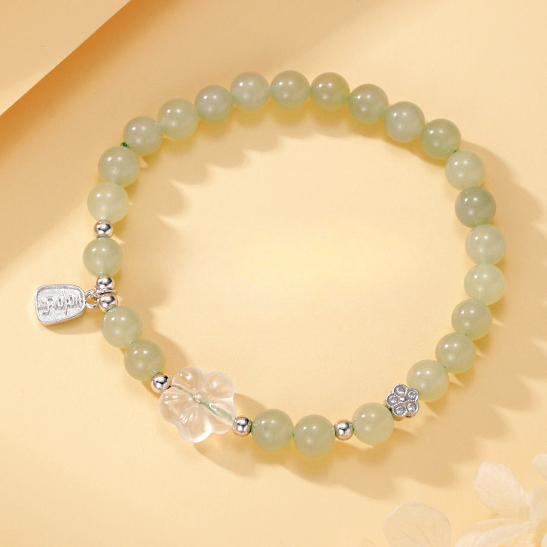 Peach Blossom 925 Sterling Silver Bracelet