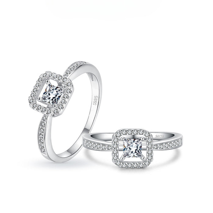 Planderful Everyday Genie Ring – Elegant Sterling Silver with Shining Zircon