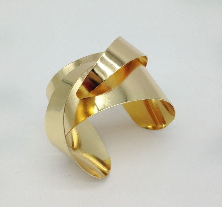 Exotic Alloy Statement Bangle - Vienna Verve Collection