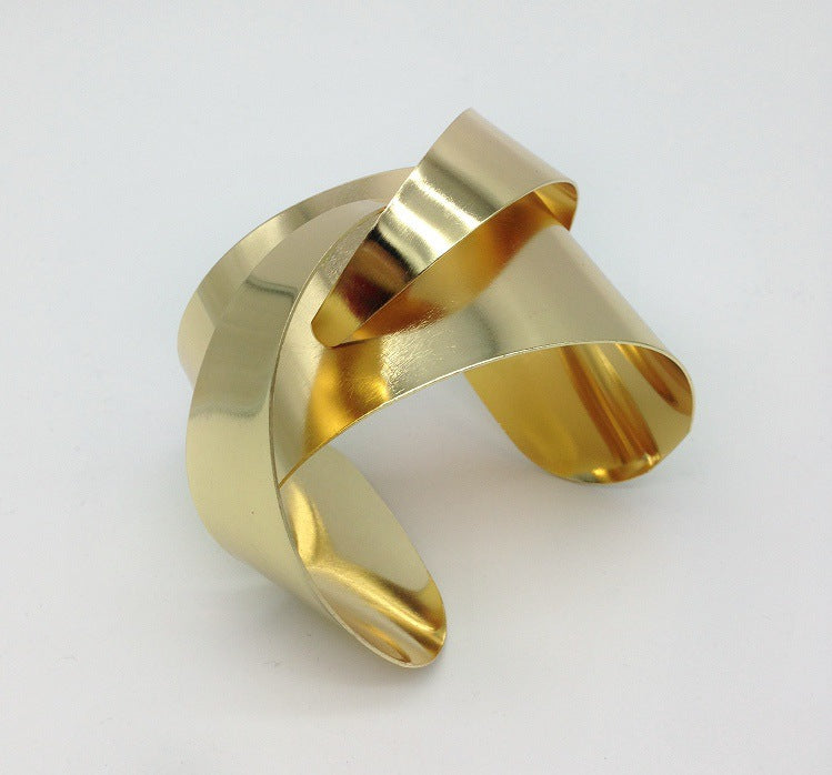 Exotic Alloy Statement Bangle - Vienna Verve Collection