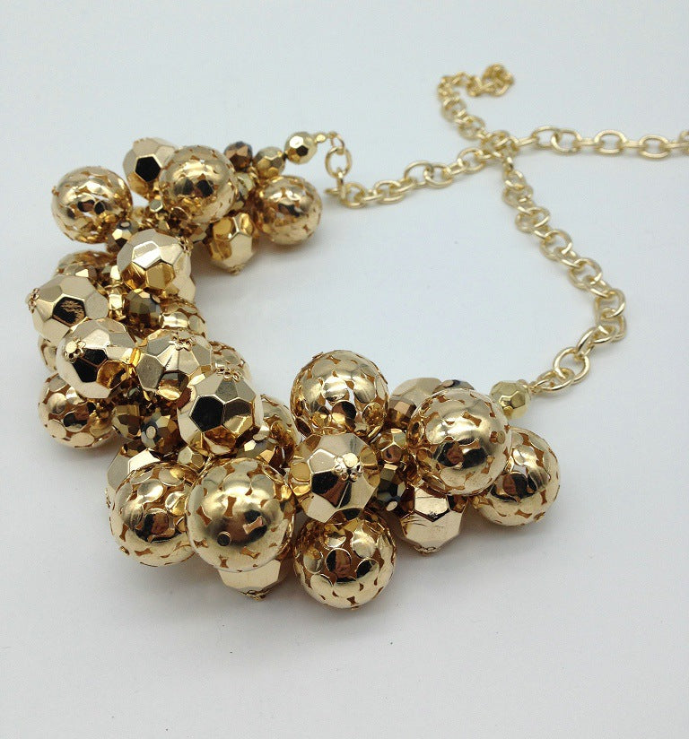 Exaggerated African Charm Metal Necklace - Statement Tyrant Jewelry