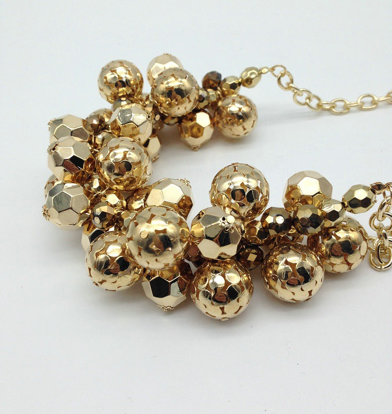 Exaggerated African Charm Metal Necklace - Statement Tyrant Jewelry