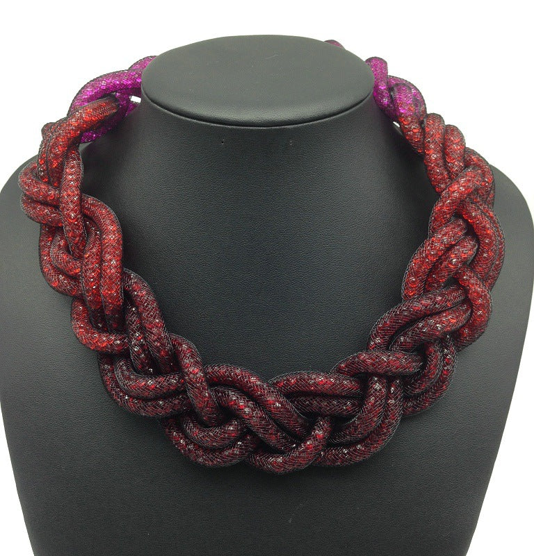 Vintage Crystal Short Women's Necklace from Savanna Rhythms Collection