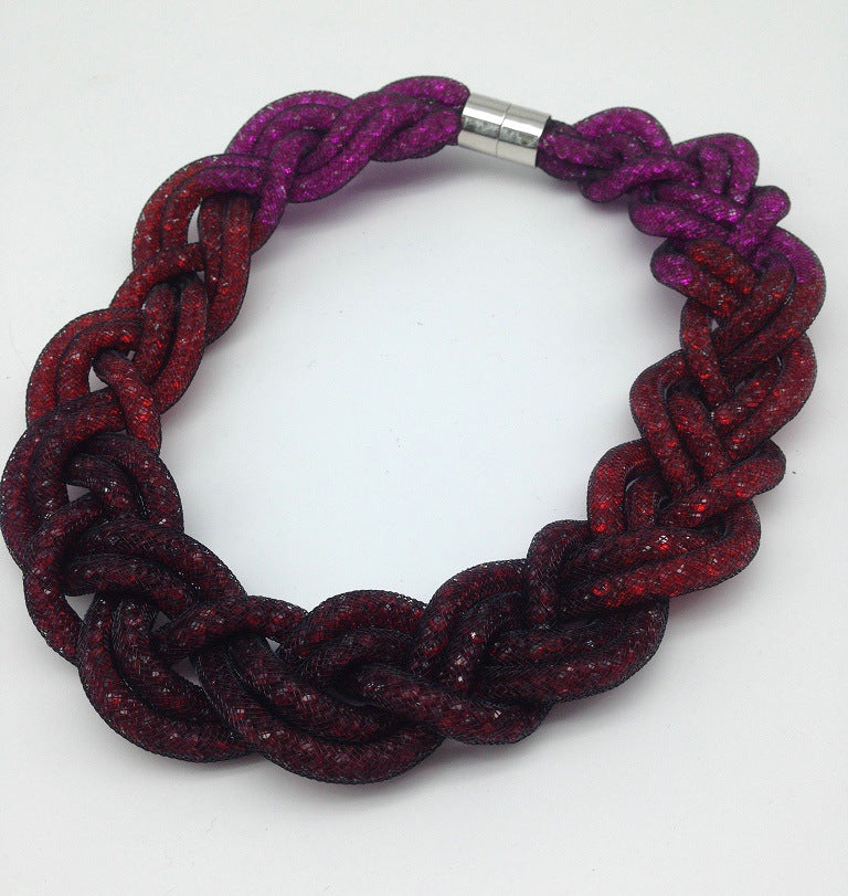 Vintage Crystal Short Women's Necklace from Savanna Rhythms Collection