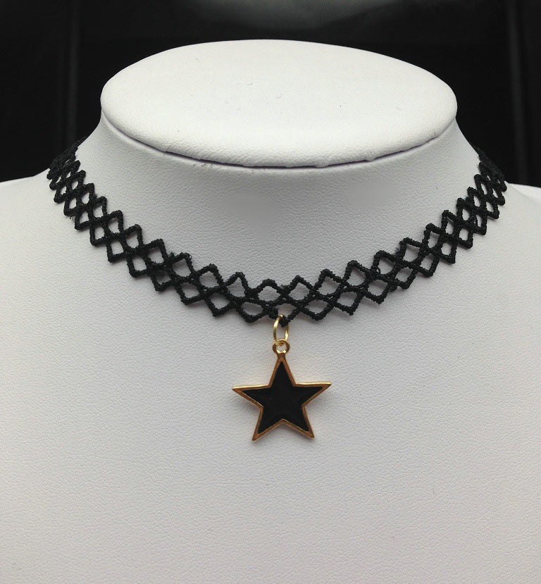 Starlight Lace Necklace for Stylish Women from Europe and America
