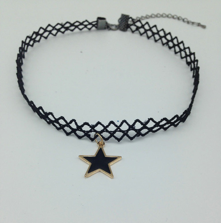 Starlight Lace Necklace for Stylish Women from Europe and America