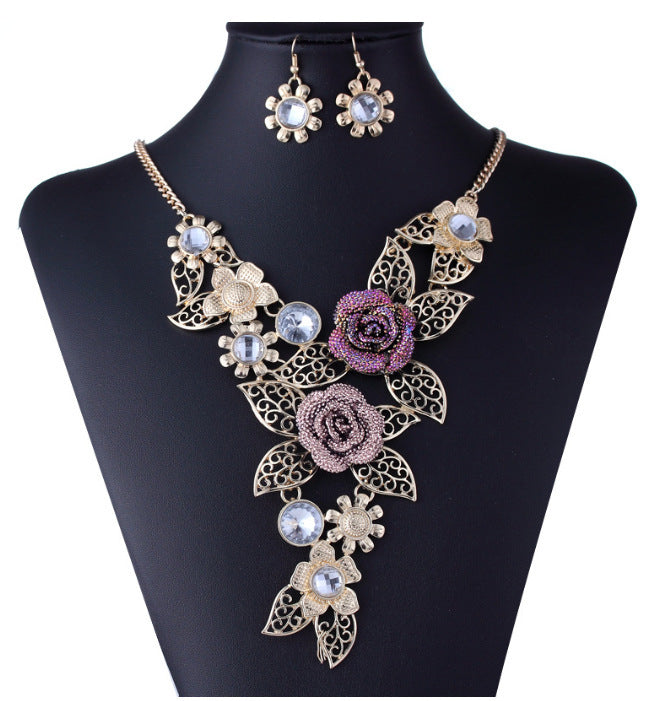 European Court Floral Elegance Jewelry Set
