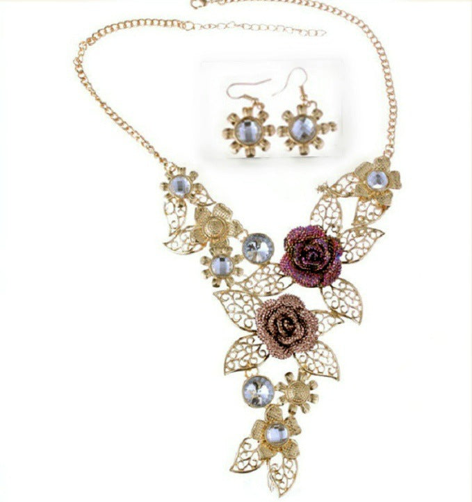 European Court Floral Elegance Jewelry Set