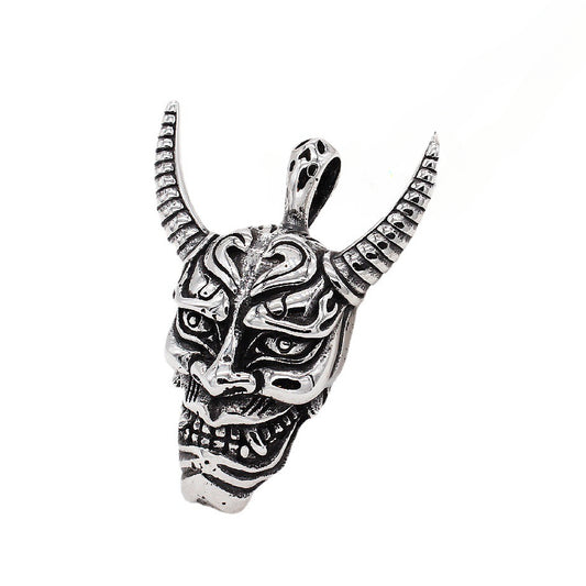 Prajna Longhorn Monster Titanium Steel Pendant for Men
