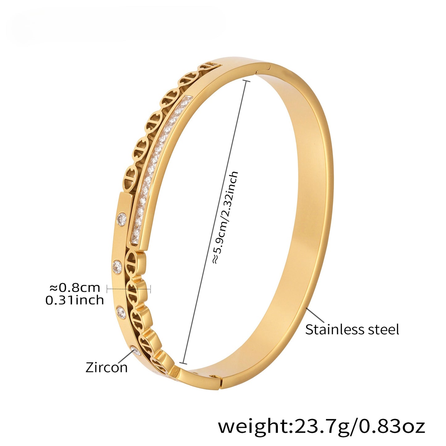 Planderful Gypsy Zircon Delicate Bracelet For Girls Today