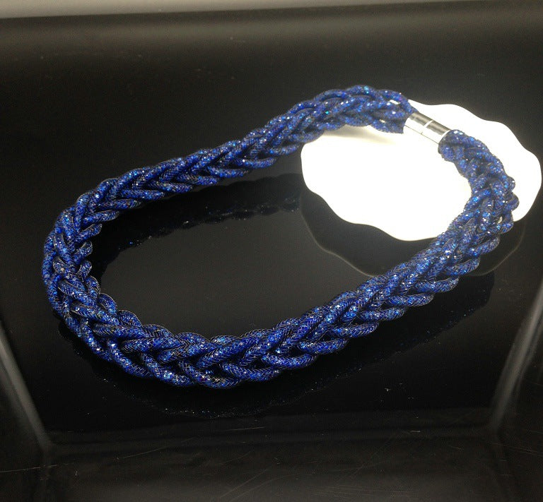 Elegant Gemstone-Inspired Magnet Necklace for Stylish Women