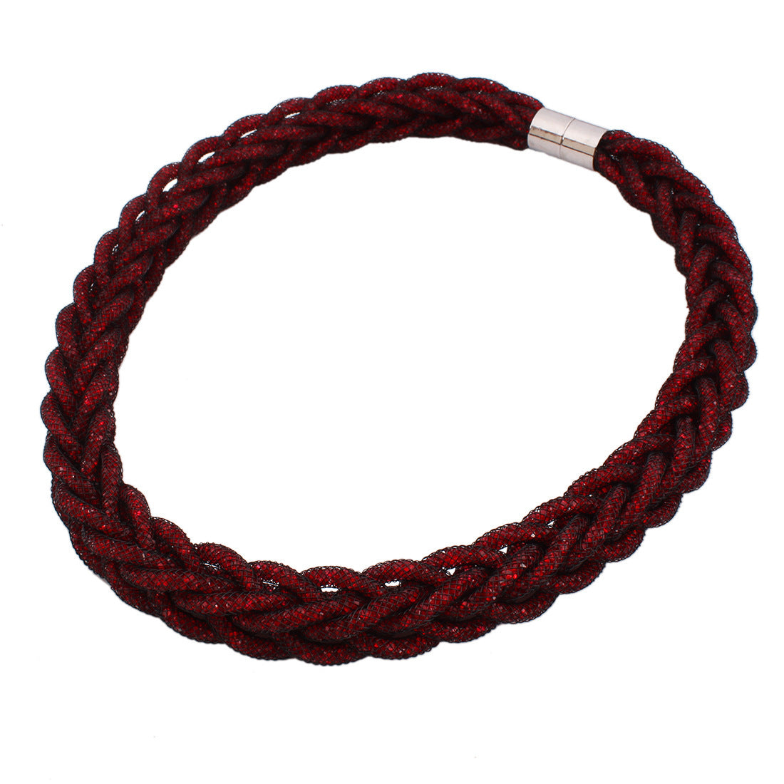 Elegant Gemstone-Inspired Magnet Necklace for Stylish Women