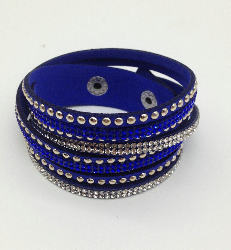 Multi-layer Leather Women's Bracelet from Vienna Verve Collection