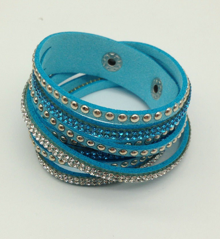 Multi-layer Leather Women's Bracelet from Vienna Verve Collection