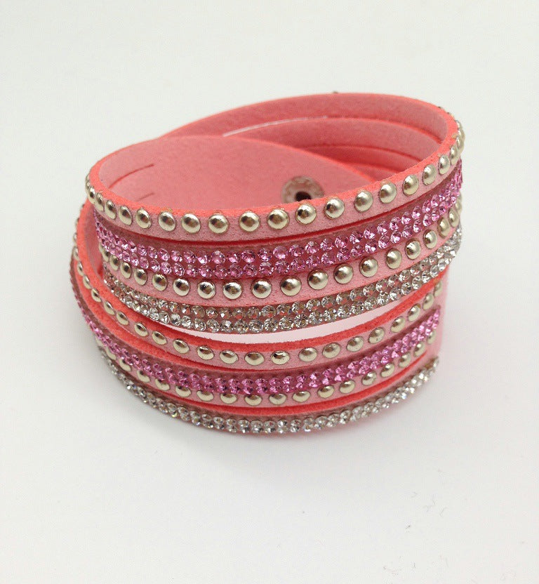 Multi-layer Leather Women's Bracelet from Vienna Verve Collection