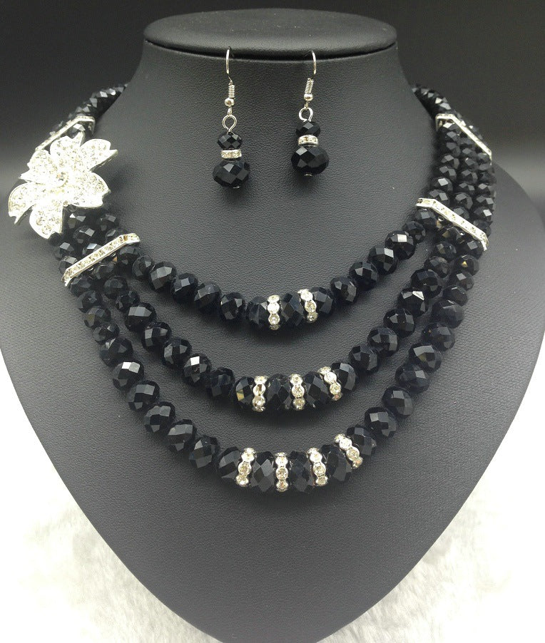Enchanting African Gemstone Bridal Jewelry Set - Savanna Rhythms