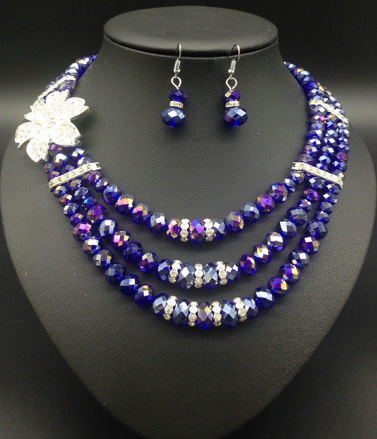 Enchanting African Gemstone Bridal Jewelry Set - Savanna Rhythms