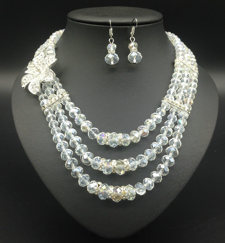 Enchanting African Gemstone Bridal Jewelry Set - Savanna Rhythms
