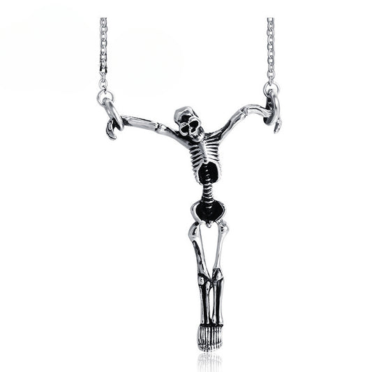 European and American Jewelry Skull Necklace Pendant for Men
