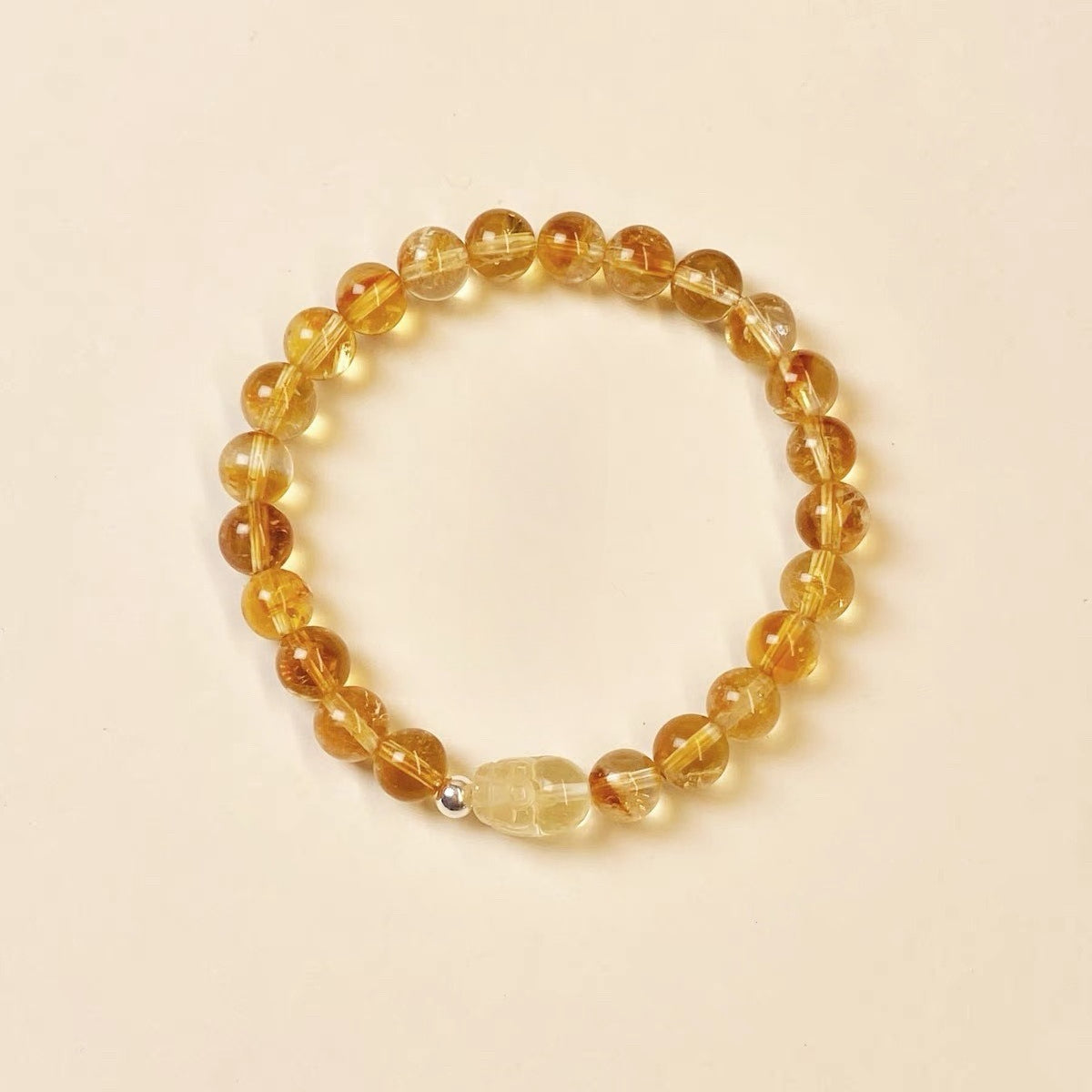 Tiger Eye & Citrine Couple Bracelet