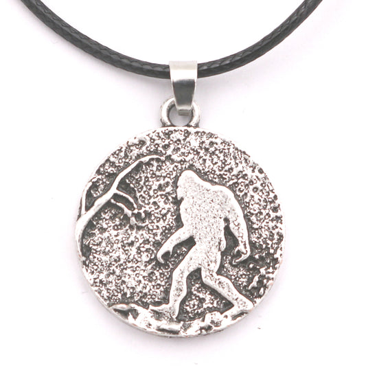 Bigfoot Adventure Necklace - Nordic Inspired Metal Jewelry for Men