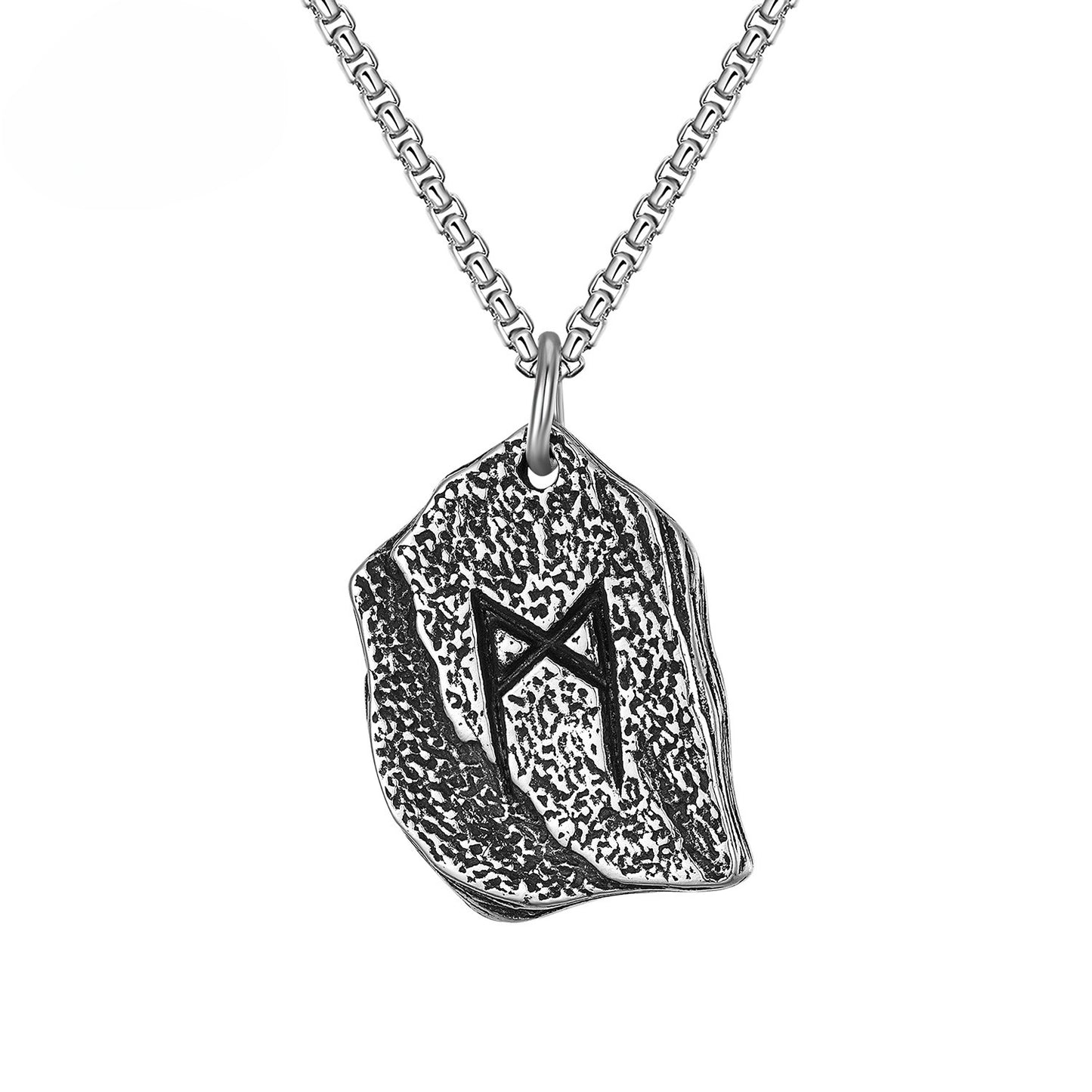 Steel Necklace – Vintage Viking Pendant Medal