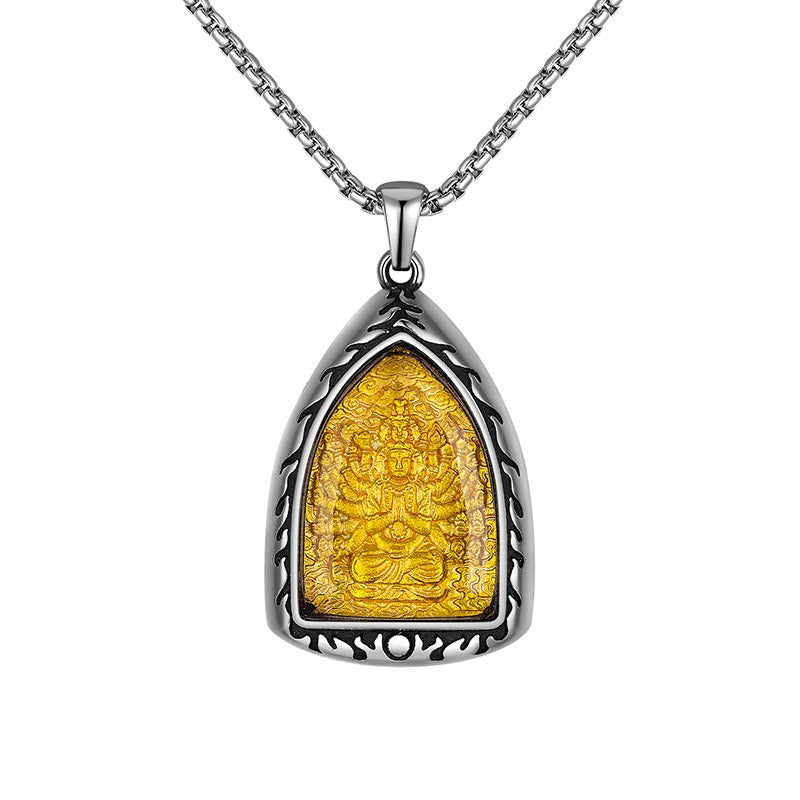 Steel Necklace – Elegant Chinese Zodiac Pendant