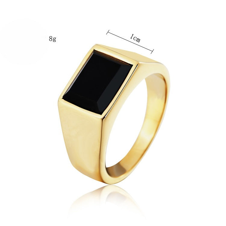 Planderful Everyday Genie Titanium Steel Ring Unisex Statement Jewelry For Men And Women Durable