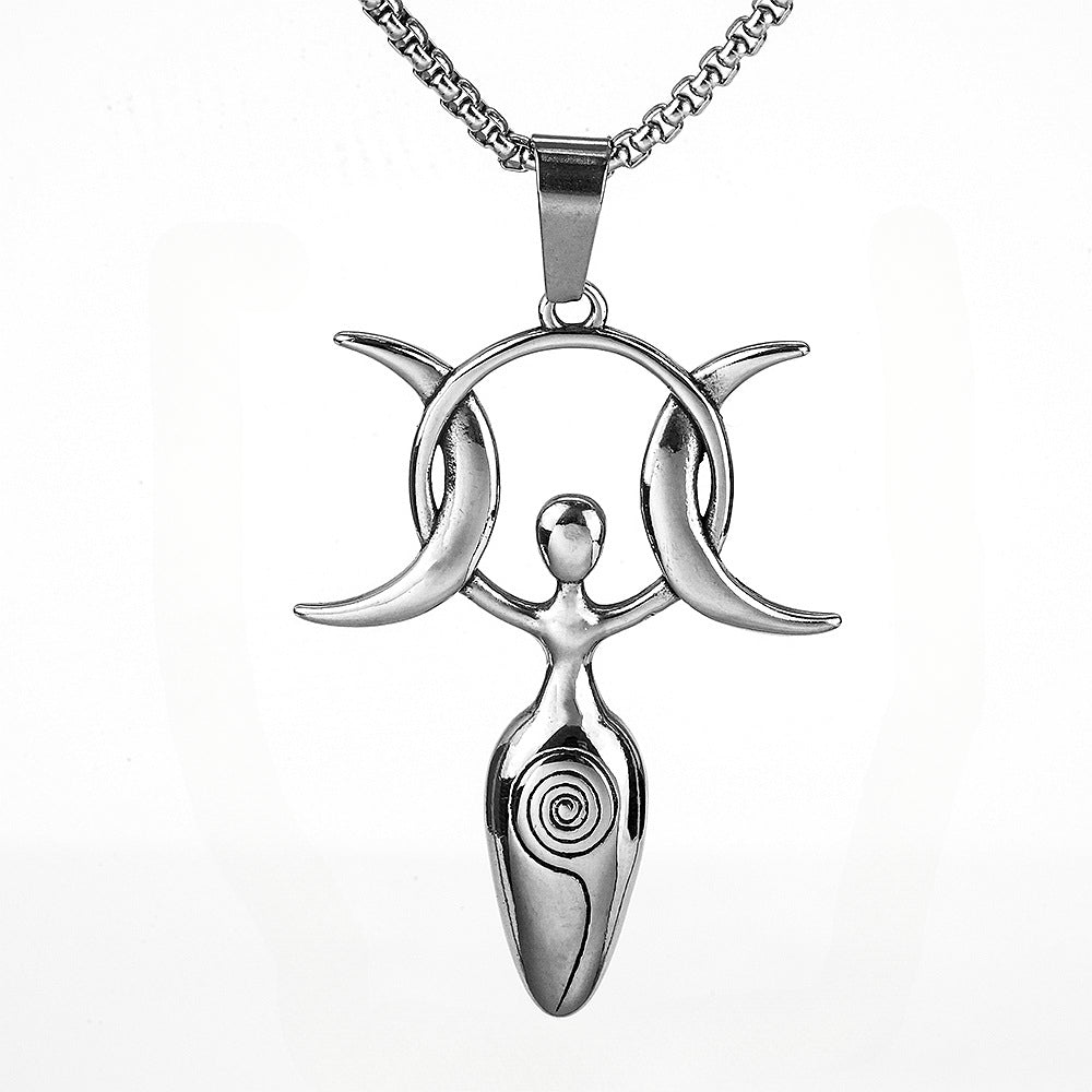 2024 New Amazon Pendant Retro Personalized Couple Pendant