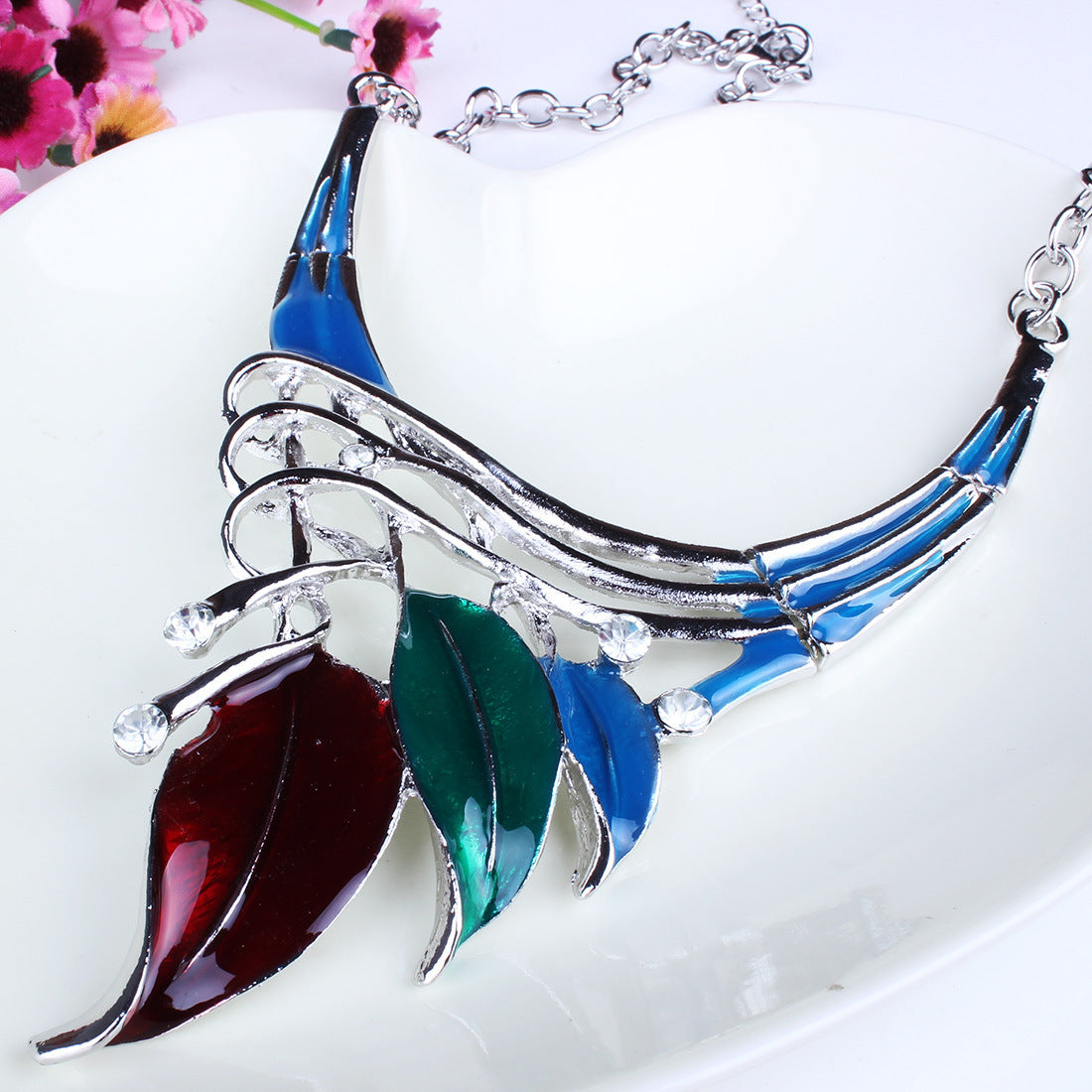 Retro Exotic Necklace and Earring Set - Savanna Rhythms Series